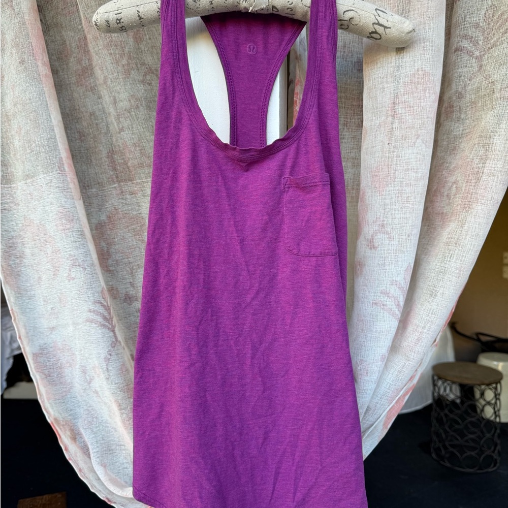 Lululemon Athletica 6 Purple Pink Racerback Tank
